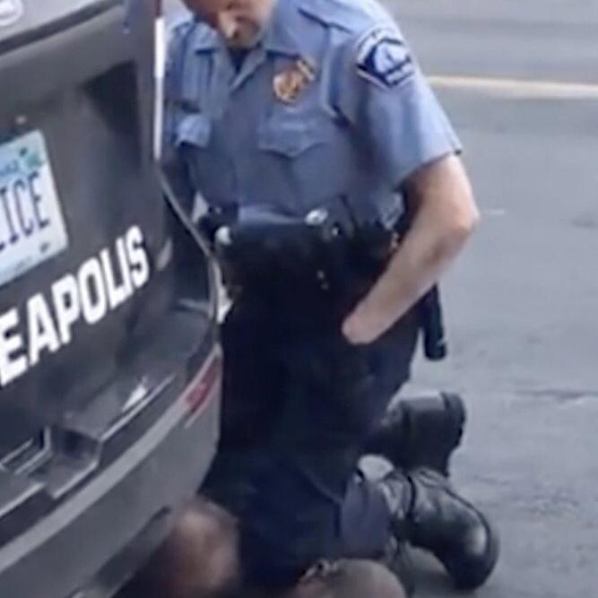 George Floyd Minneapolis knee on neck